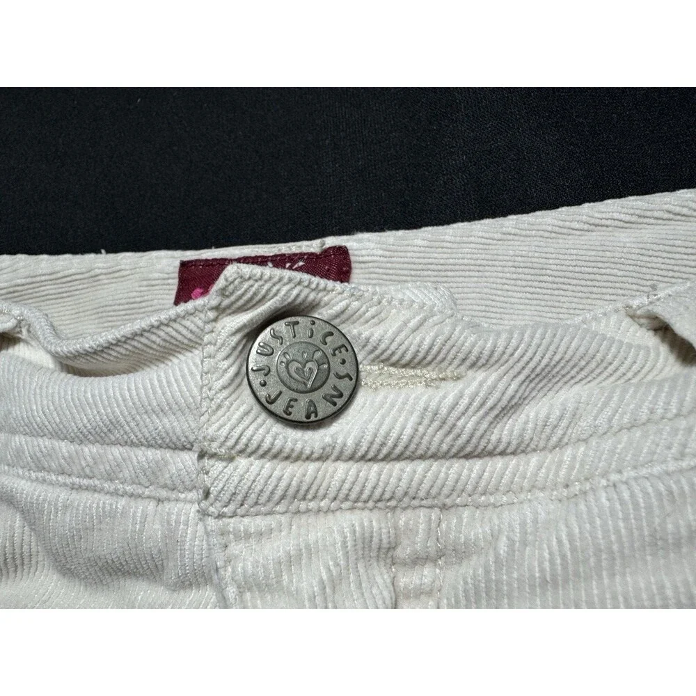 Justice Corduroy Tiered Mini Skort Ivory Girls' 10 / 25